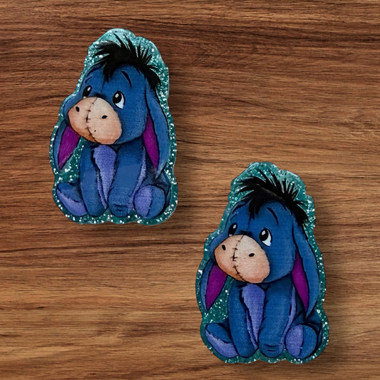 Acrylic Blue Donkey Focal