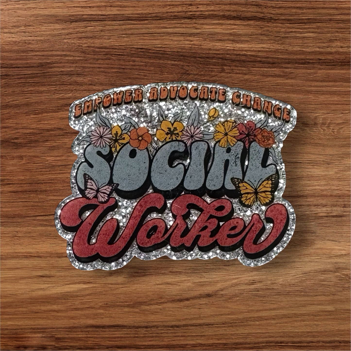 Social Worker Acrylic Flatback