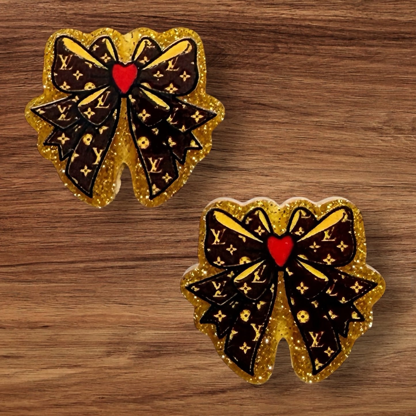 Designer Bow Acrylic Focal