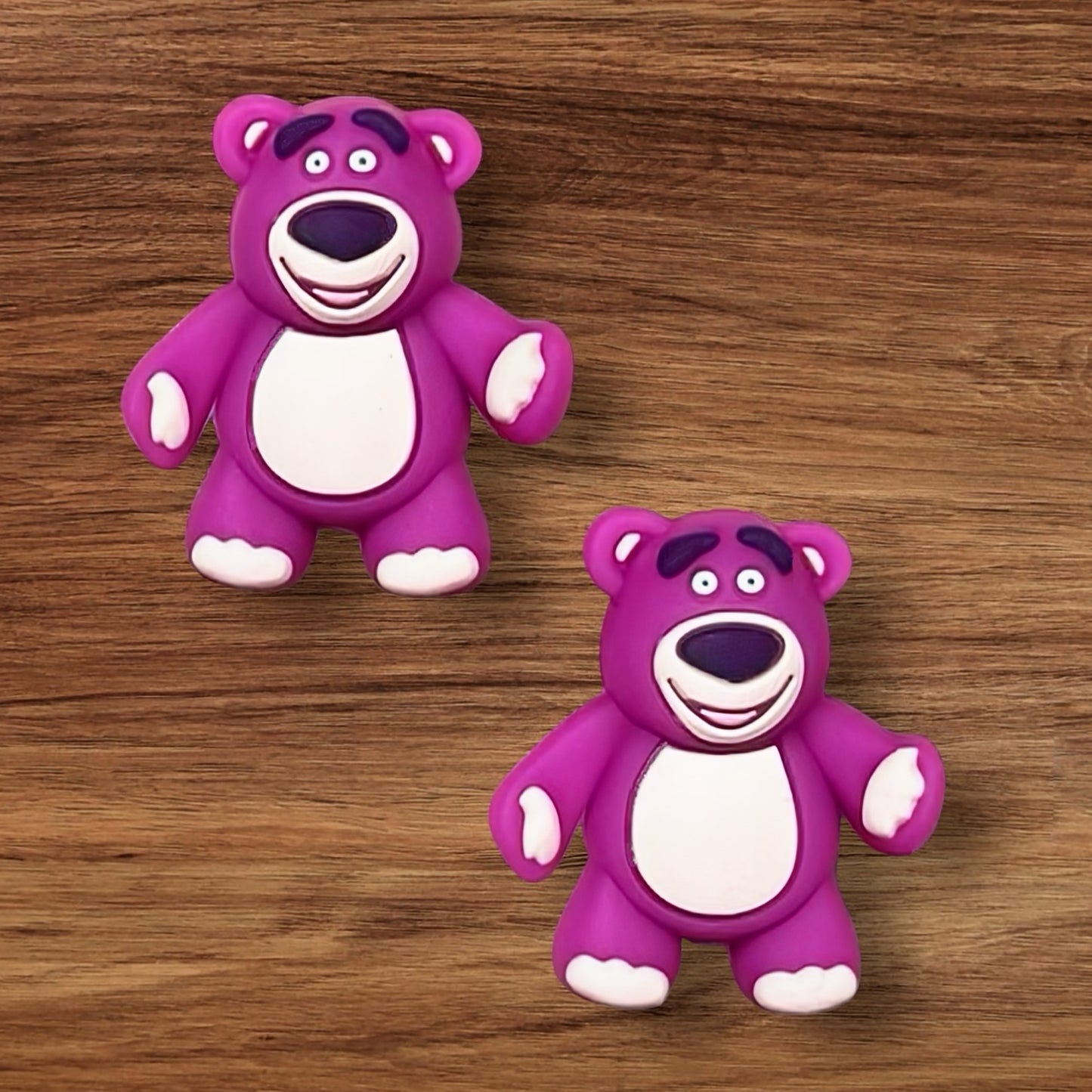 3-D Purple Bear Focal