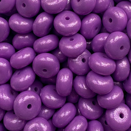 Classic Purple Opal Abacus bead