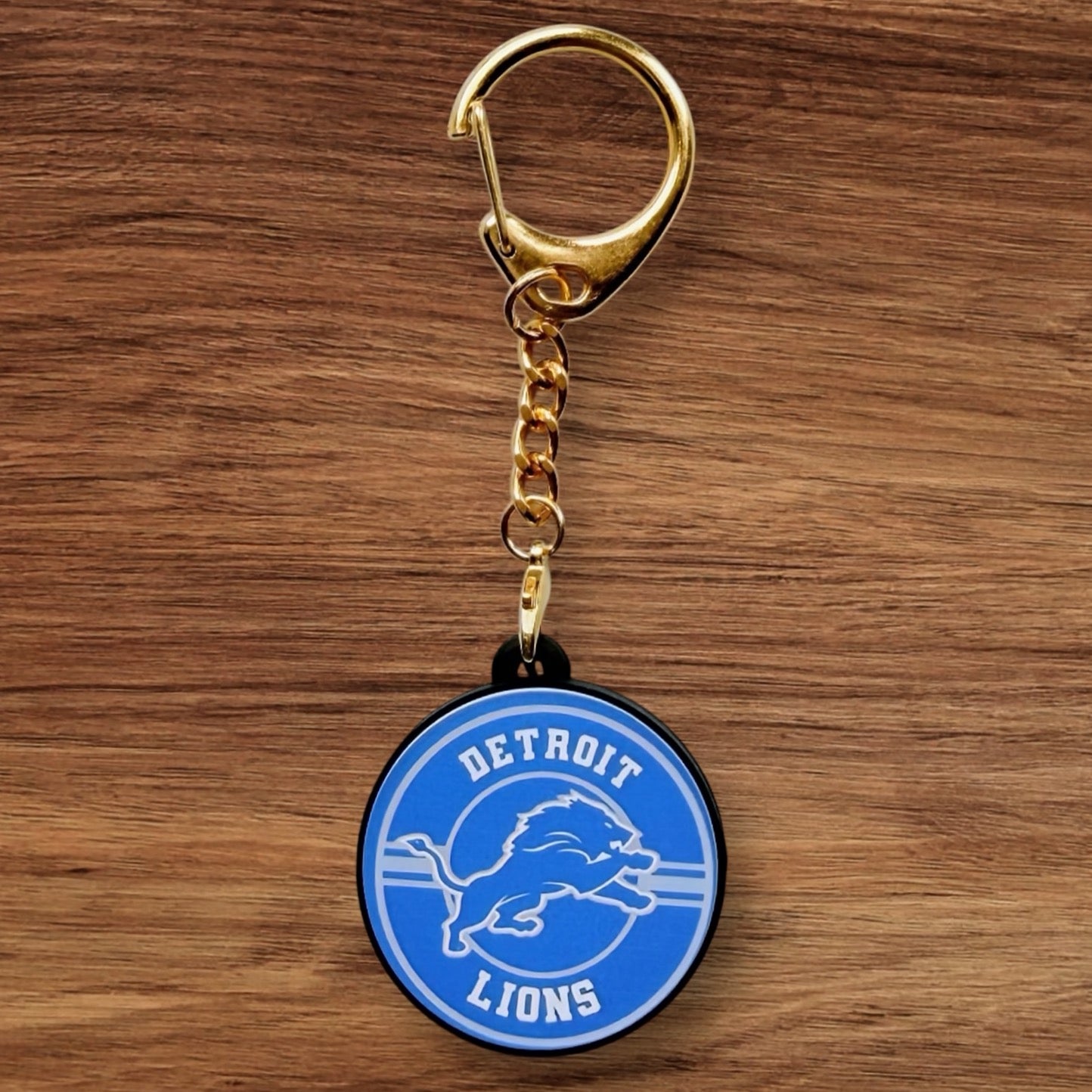 Detroit Football Keychain