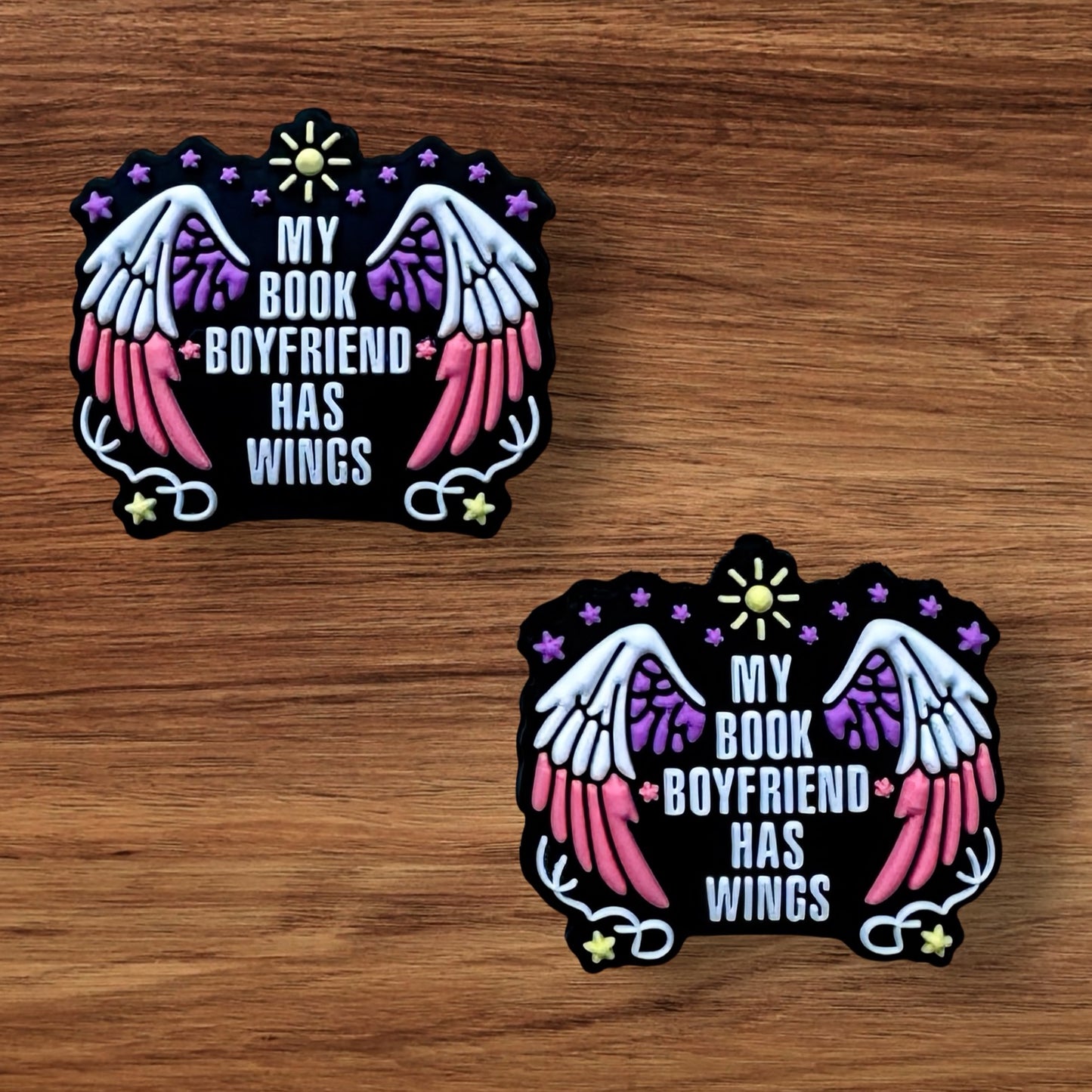 My Book Boyfriend Has Wings Focal