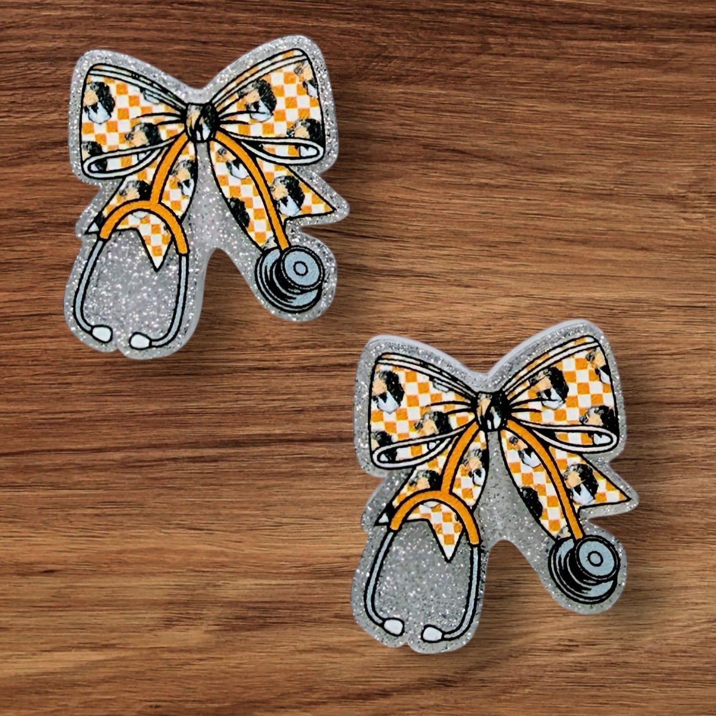 Tennessee Football Bow Acrylic Focal