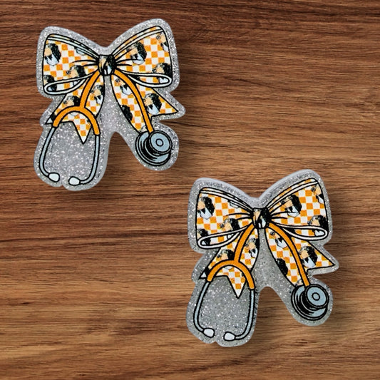 Tennessee Football Bow Acrylic Focal