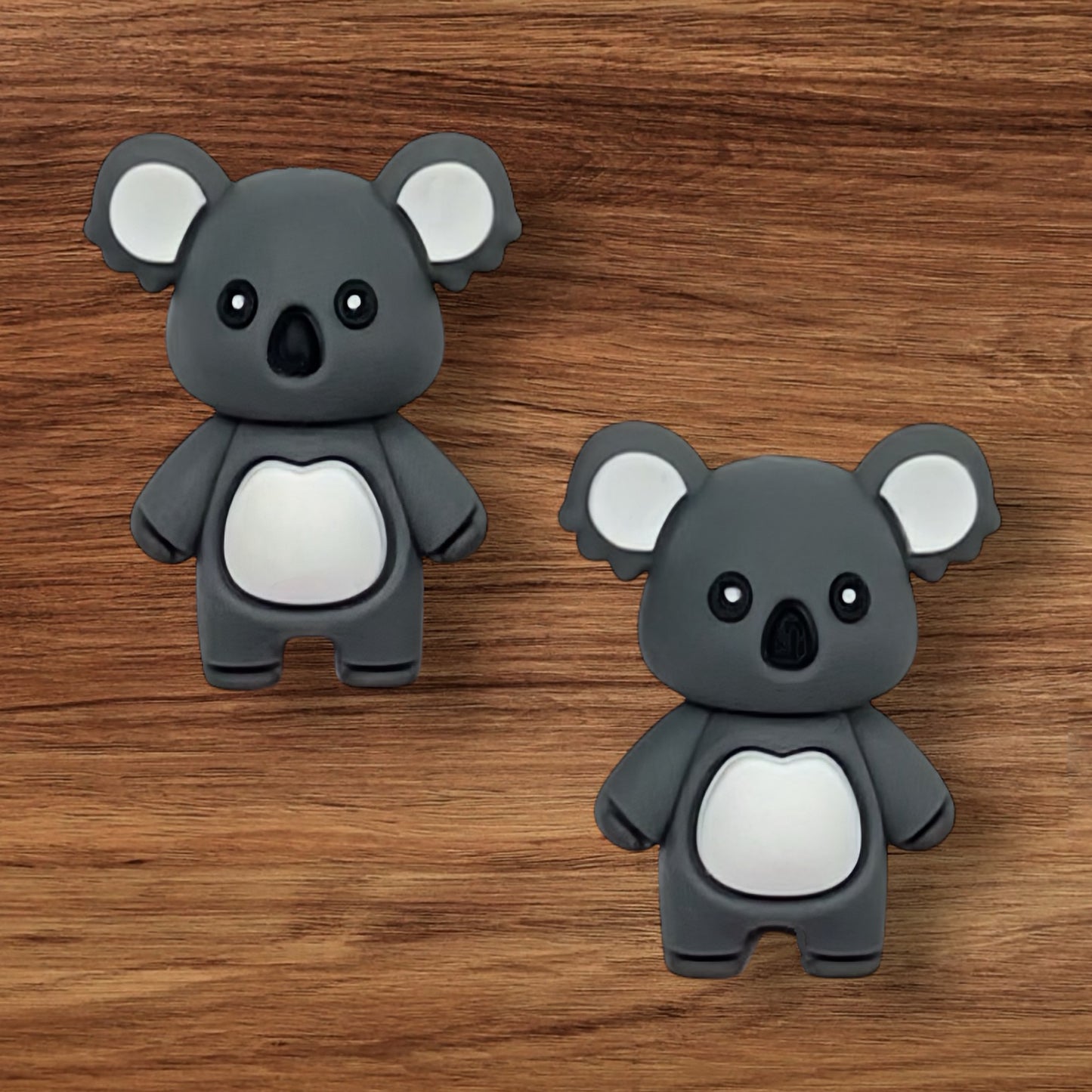 3-D Koala Bear Focal (Dark Grey)