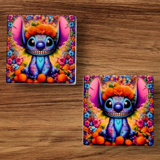 Floral Blue Alien Focal (Custom)
