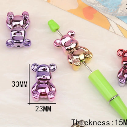 Ombré Metallic Acrylic Bears