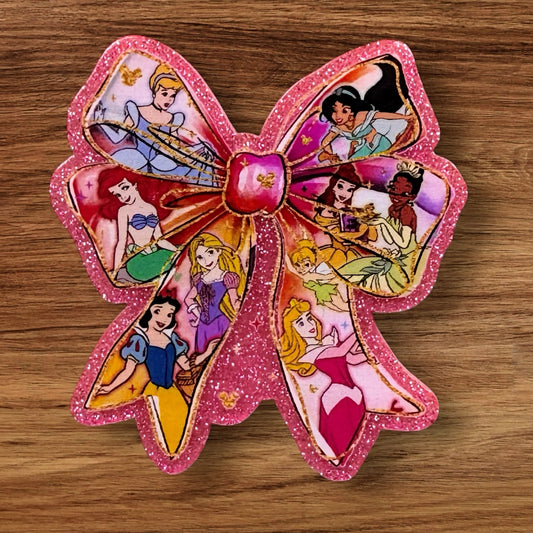 Princess Bow Acrylic Flatback