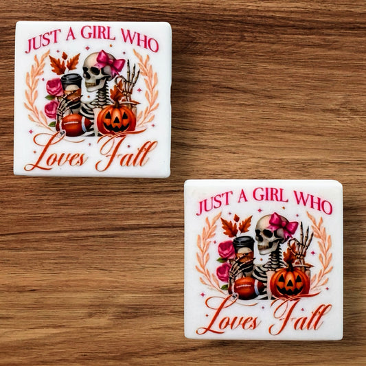 Just A Girl Who Loves Fall Focal (Custom)
