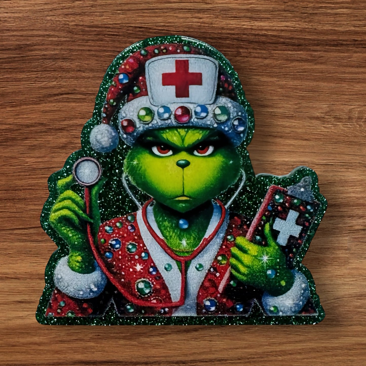 Green Guy Nurse Acrylic Flatback