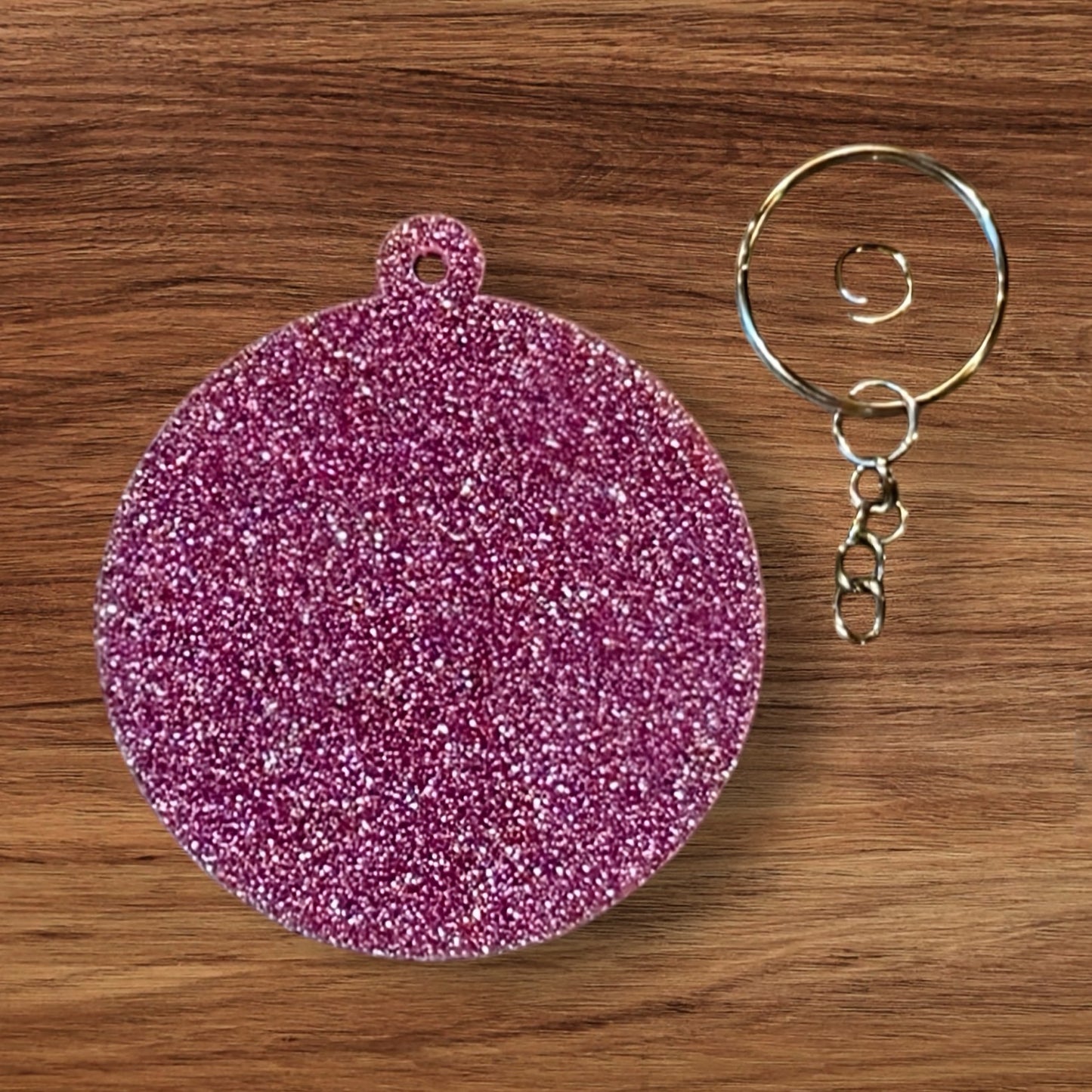 Round Acrylic Blank (Dark Pink)