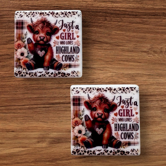 Just A Girl Who Loves Highland Cows Focal (Custom)