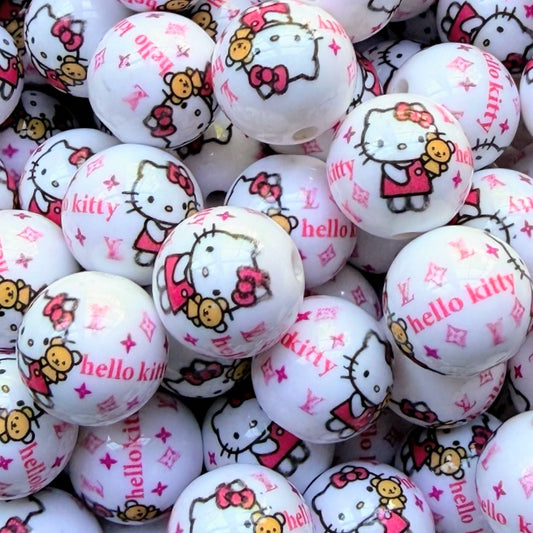 16mm Kitty Acrylic Bead