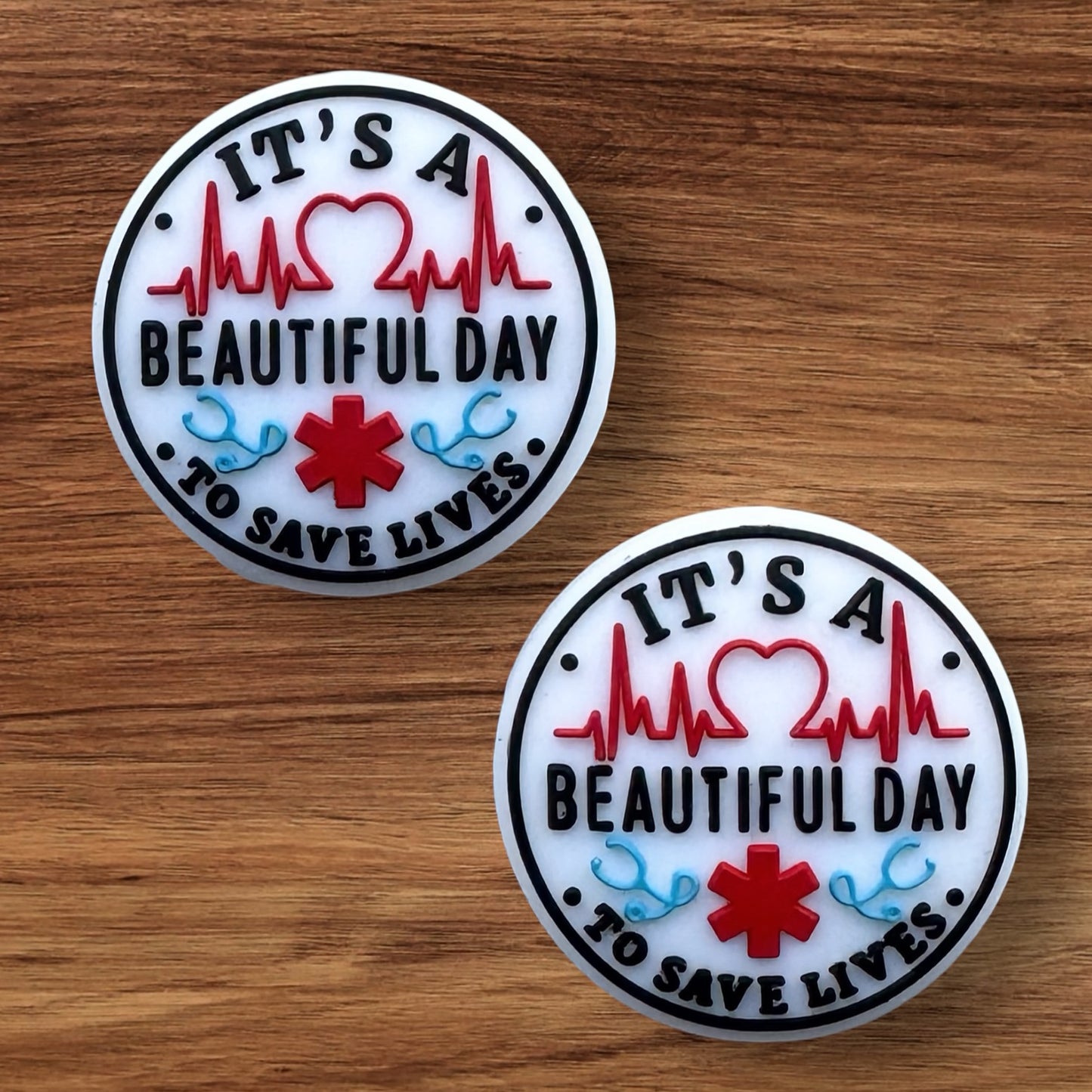 Round Beautiful Day to Save Lives Focal