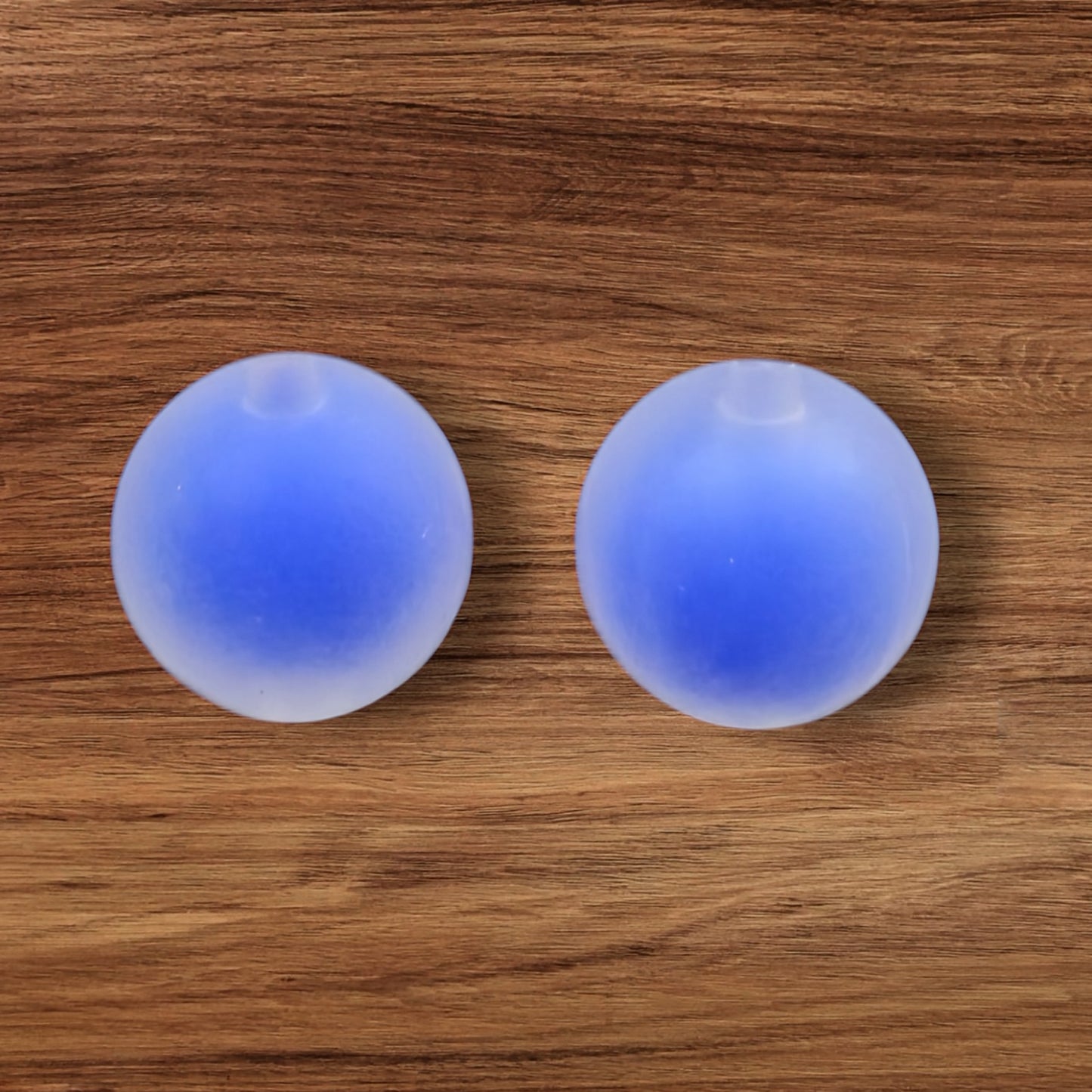 15mm Frosted Silicone Bead
