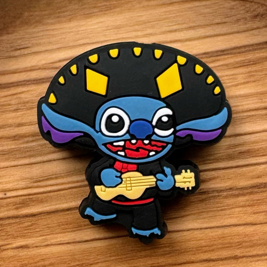 Blue Alien In Sombrero Focal