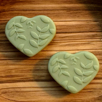 Embossed Hearts Silicone Focal