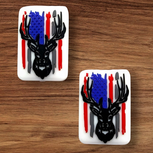Deer On Flag Focal