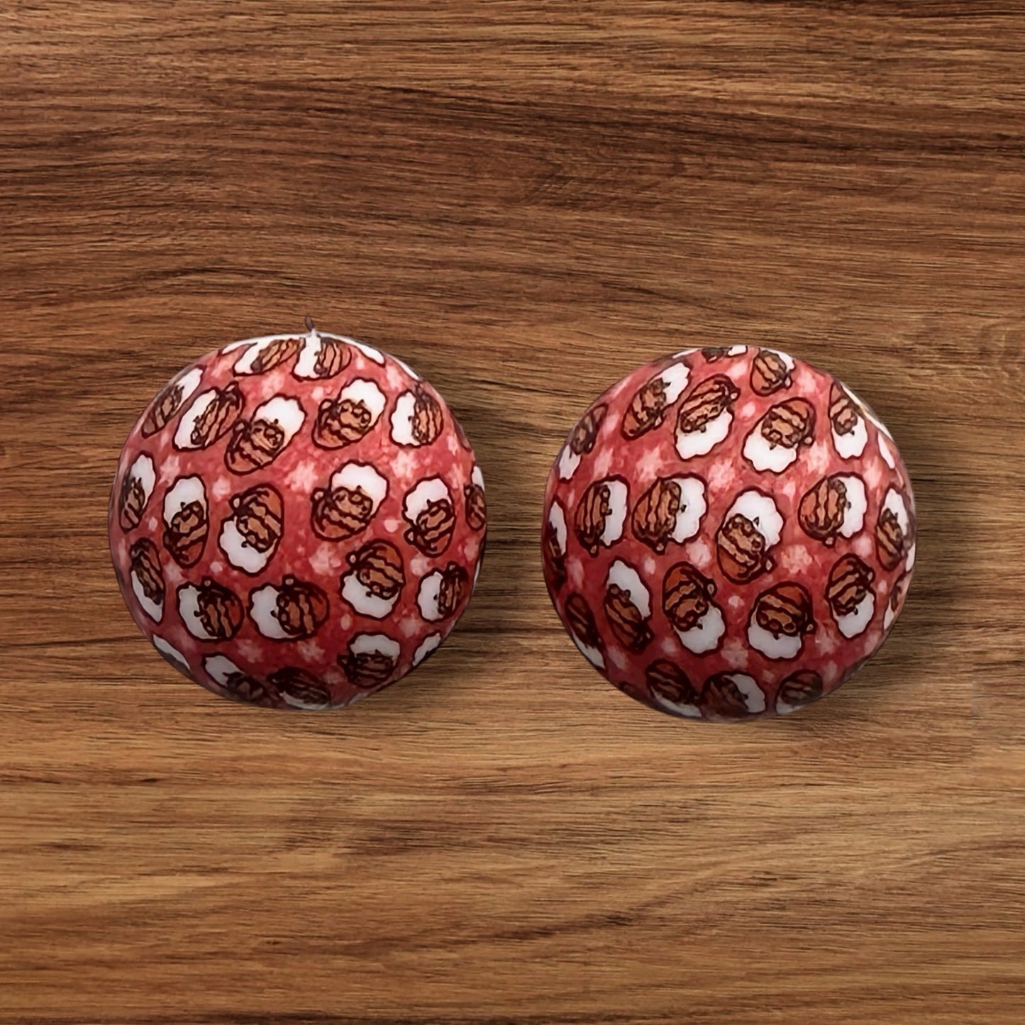 15mm Santa Silicone Bead