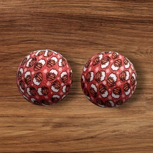 15mm Santa Silicone Bead