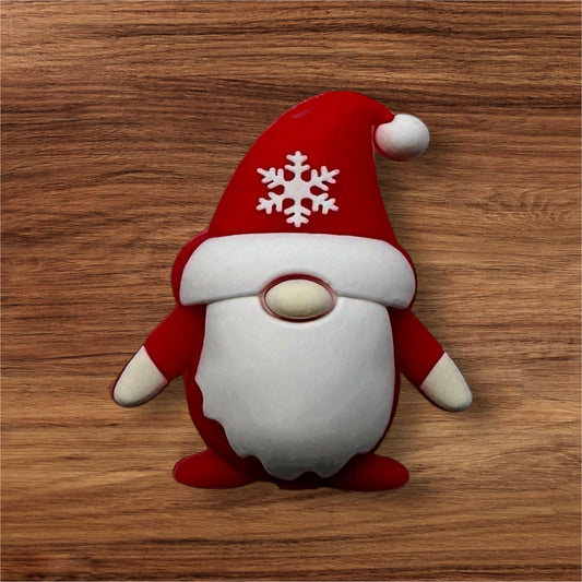 3-D Christmas Gnome Focal