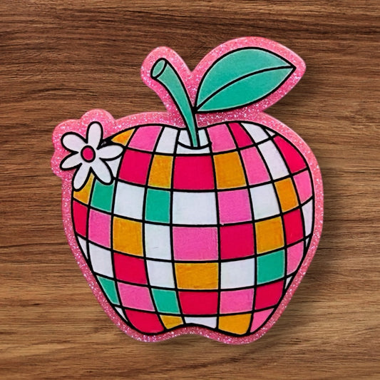 Disco Apple Acrylic Flatback