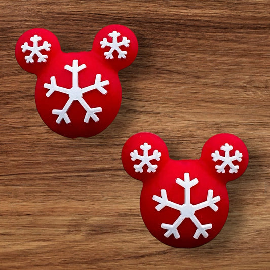 3-D Mouse Snowflake Focal