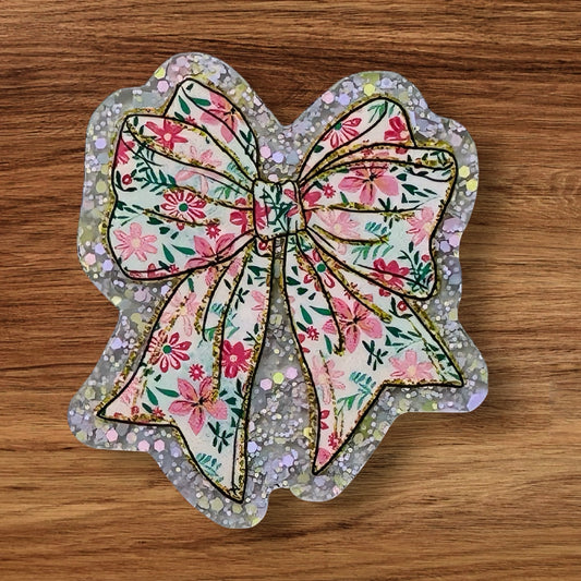 Floral Bow Acrylic Flatback