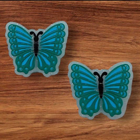 Turquoise Butterfly Focal