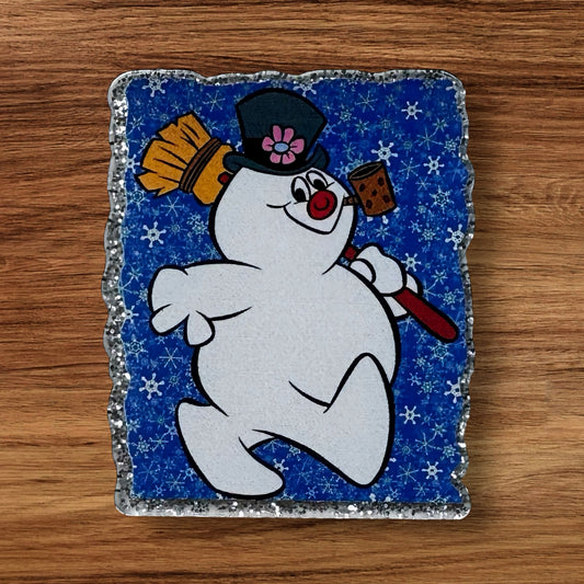 Snowman Acrylic Flatback