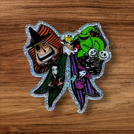 Nightmare Bow Acrylic Flatback