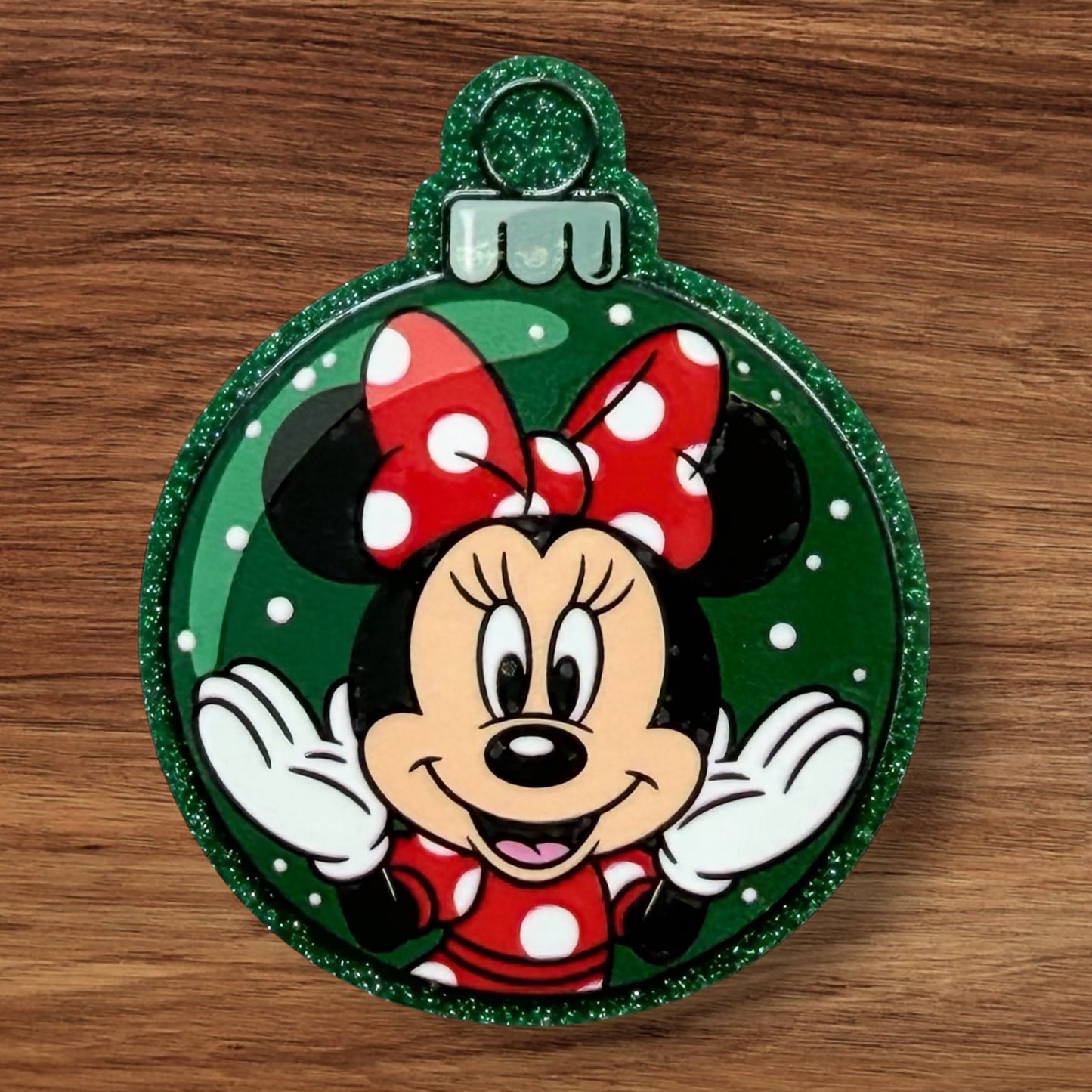 Christmas Mouse Acrylic Flatback