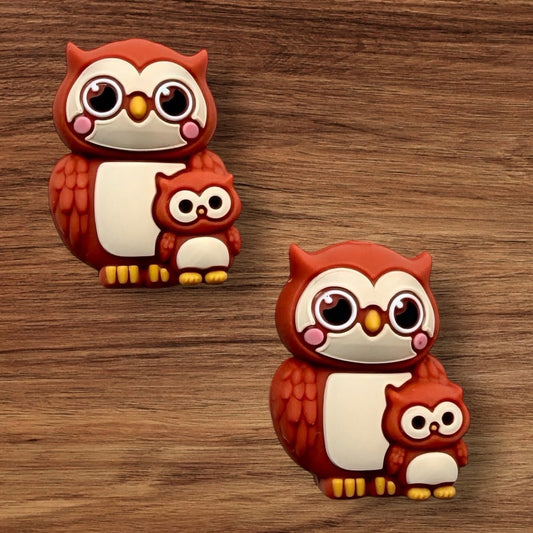 3-D Mama & Baby Owl Focal