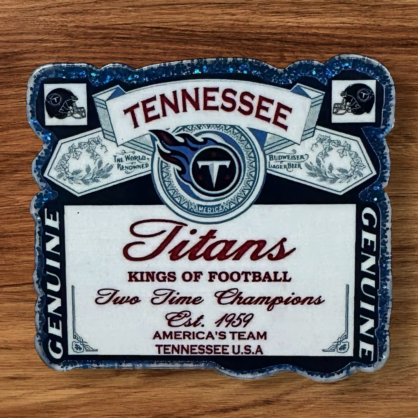 Football Acrylic Flatback