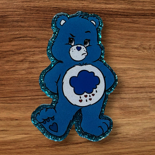 Grumpy Bear Acrylic Flatback