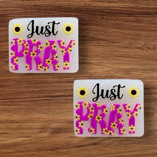 Just Pray Focal (Purple)