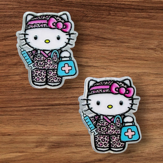 Kitty Nurse Acrylic Focal