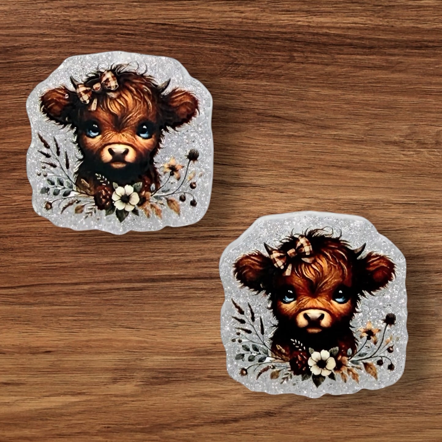 Highland Cow Acrylic Focal