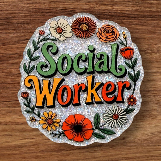 Social Worker Acrylic Flatback