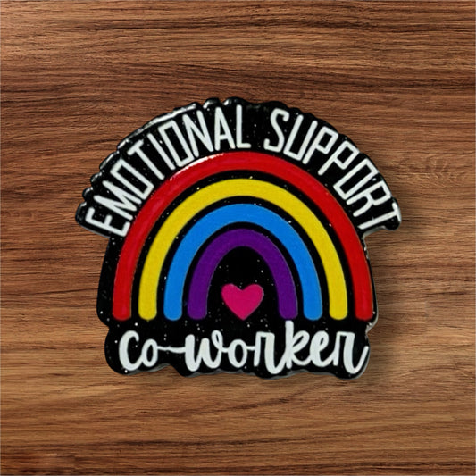 Emotional Support Co-Worker Acrylic Flatback