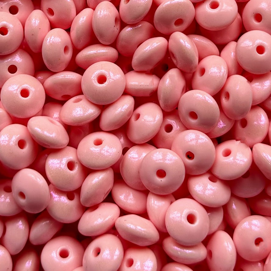 12mm Opal Lentil Bead