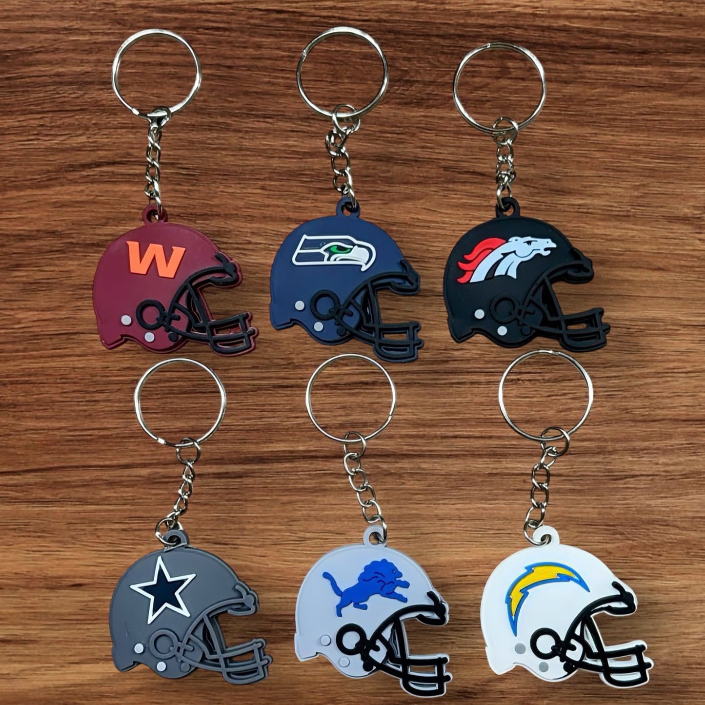 Football PVC Keychain