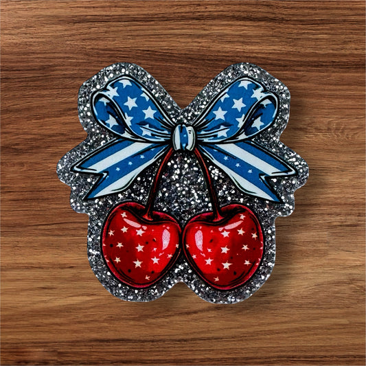 Cherries Acrylic Flatback
