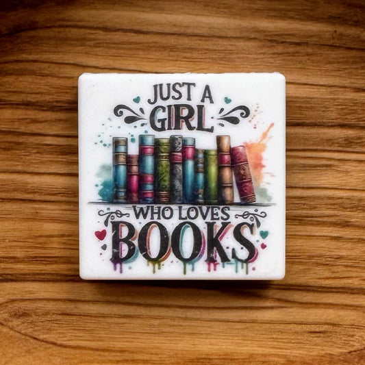 Just A Girl Who Loves Books Focal (Custom)