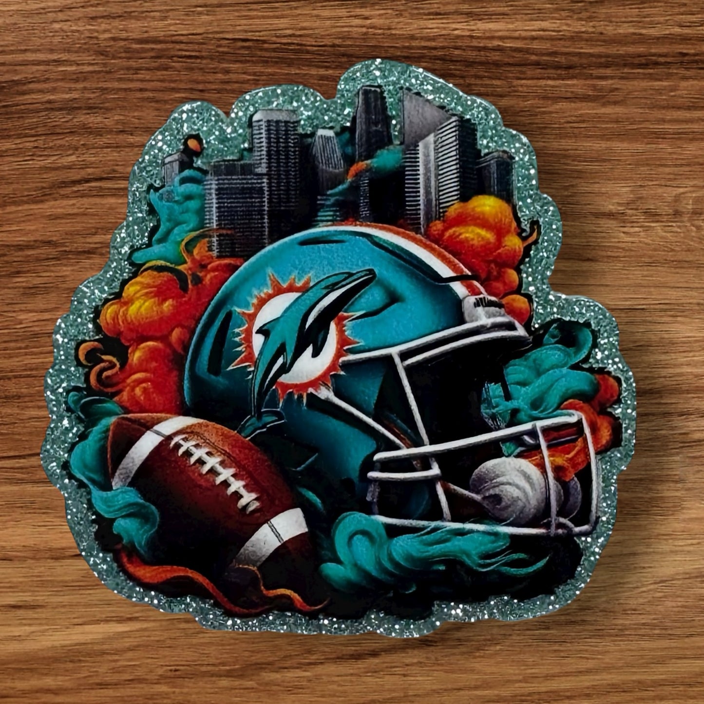 Football Acrylic Flatback