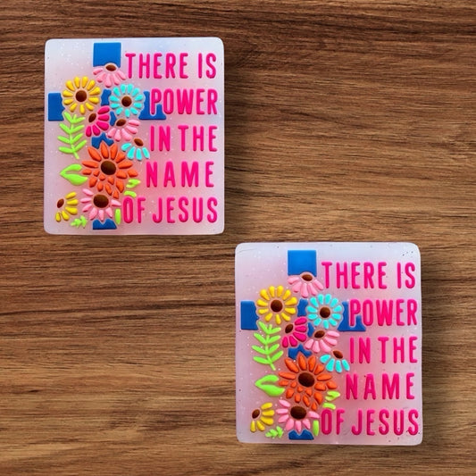 There Is Power In The Name Of Jesus Focal (Clear)