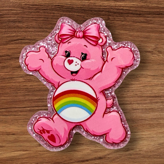 Pink Bear Acrylic Flatback