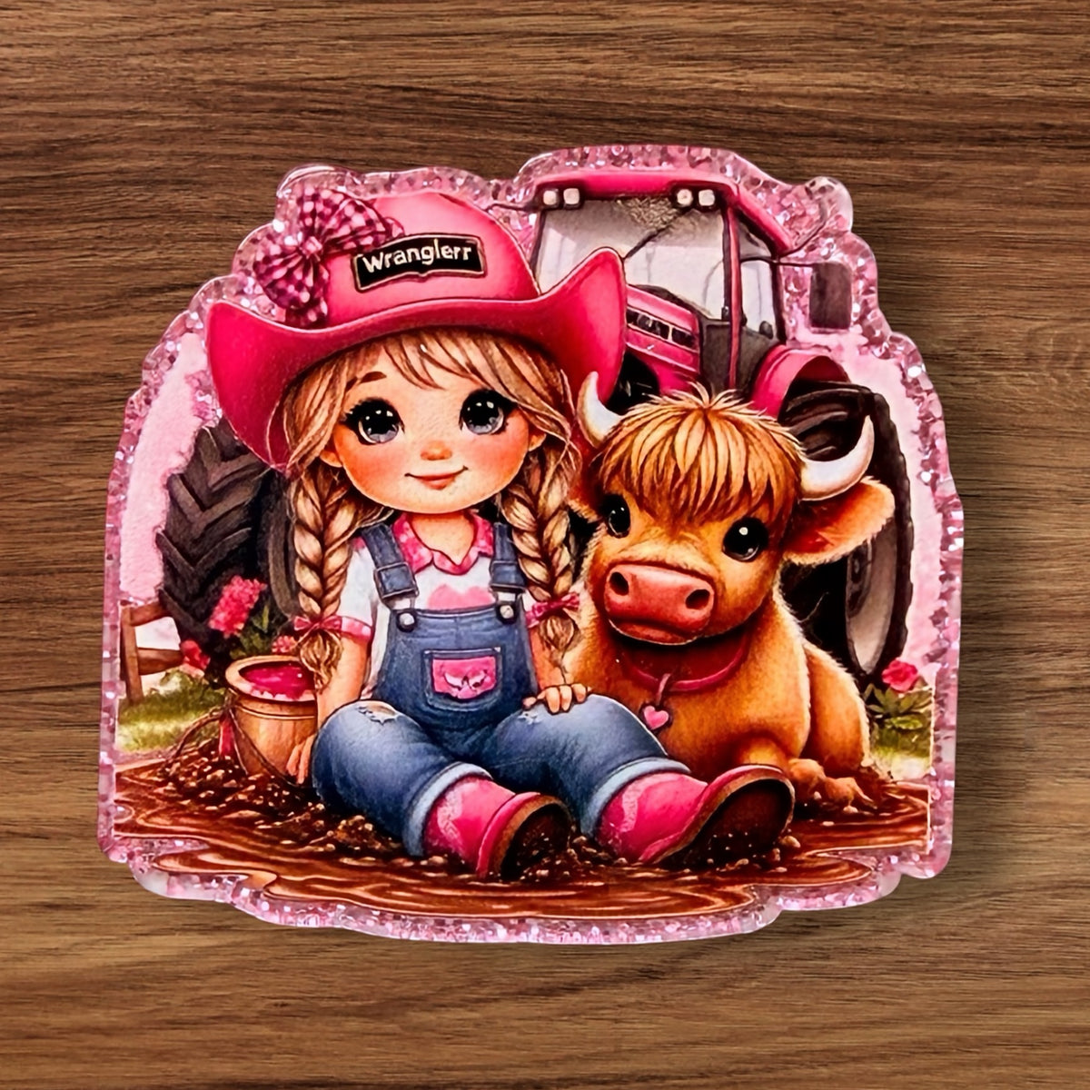 Country Girl Acrylic Flatback