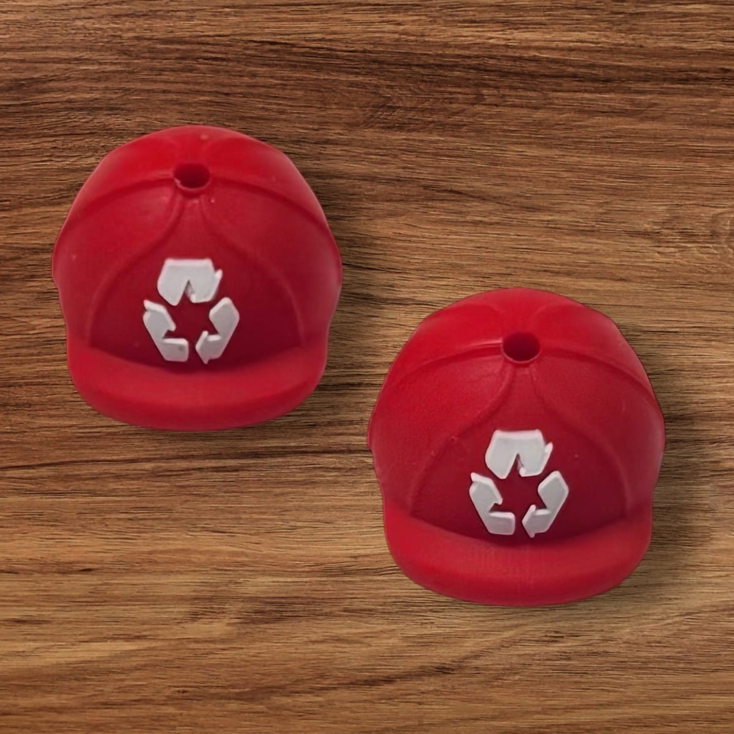 3-D Red Construction Hat